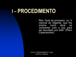 i – procedimento - Vallisney Oliveira