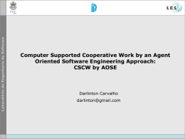 Computer Supported Cooperative Work Governance by Agent