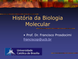 HistoriaDaBiomol - Instituto de Bioquímica Médica UFRJ