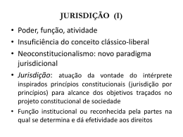 ORGANIZAÇÃO DA JUSTIÇA DO TRABALHO I