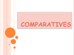 Comparatives (office 2003)