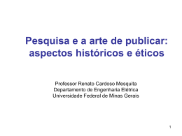 Arquivo da Apresentação - Universidade Federal de Minas Gerais