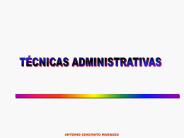 Técnicas administrativas