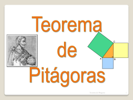 à descoberta do teorema de pitágoras