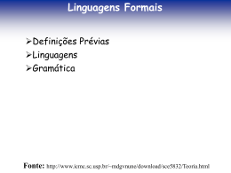 Linguagens Formais