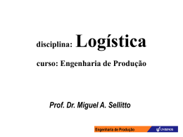 Prof. Dr. Miguel Sellitto: Engenharia de Produção