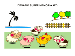 DESAFIO SUPER MEMÓRIA M/D