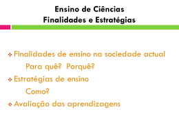 Actividades Linguisticas no Ensino das Ciências - Lisbon