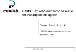 ARBIB : Um robô autonômo baseado em inspiração biológica