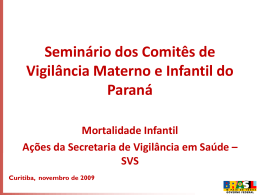 Municípios prioritários (154) na redução da mortalidade infantil
