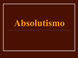 Absolutismo - Aulas do Prof. Tadeu