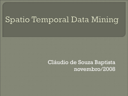 Spatio Temporal Data Mining