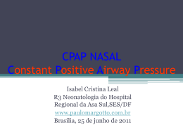 CPAP nasal - Paulo Roberto Margotto