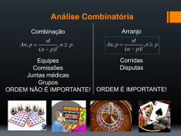Análise combinatória 2