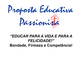 Apresentação do PowerPoint - Colégio Passionista São Paulo da