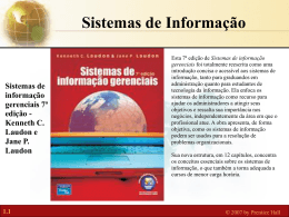 Sistemas de informação gerenciais