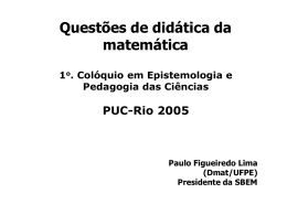 Didática da matemática_PFLima - Maxwell - PUC-Rio