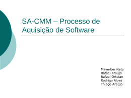 SA-CMM – Processo de Aquisição de Software