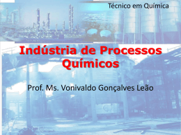 Conceitos de Processos Químicos Industriais