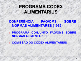 programa codex alimentarius