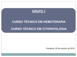 Grupo 1 - Hemoterapia e Citologia - RET