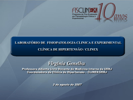 Slide 1 - Fisiopatologia Clínica e Experimental