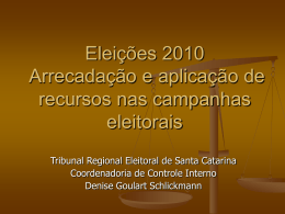 Reunião com os partidos políticos - Tribunal Regional Eleitoral de