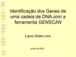 Identificação de genes usando GeneScan