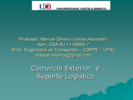 Professor: Manuel Lemos Adm. CRA11-59600