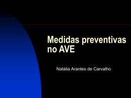 Medidas preventivas no AVE