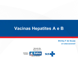 Vacinas Hepatites A e B