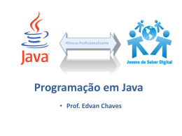 Programação em Java - Projeto Jovem Digital