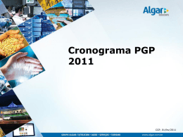 Cronograma PGP 2011