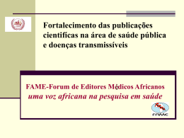 FAME: Forum for African Medical Editors