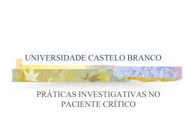 UNIVERSIDADE CASTELO BRANCO Prof. CLAUDIA ANGÉLICA