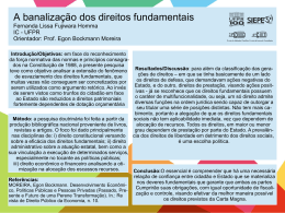 A banalização dos direitos fundamentais Fernanda Lissa