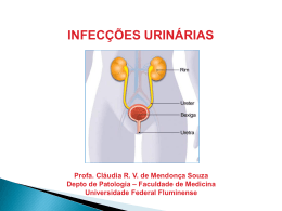 Infecções do Trato Urinário - Universidade Federal Fluminense