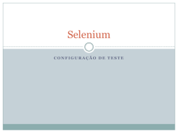 Apresenta o_Selenium