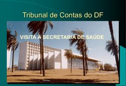 Contrato Administrativo - Tribunal de Contas do Distrito Federal