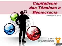 Capitalismo dos Técnicos e Democracia