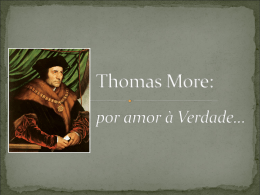 Thomas More: por amor à verdade