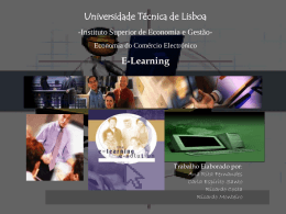 E-Learning - projecto 5º ano