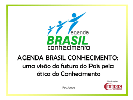 Agenda Brasil Conhecimento - Movimento Brasil Competitivo