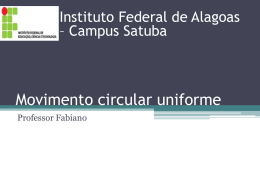 Movimento circular uniforme