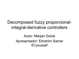 Decomposed fuzzy proporcional-integral