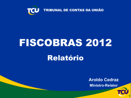 Fiscobras 2012 - Portal do Tribunal de Contas da União