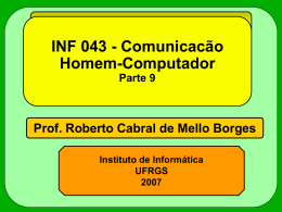 INF043 - Interface Gráfica - Instituto de Informática