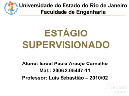 Apresentação Israel P. Araujo Carvalho