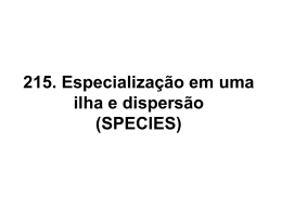 species - Unicamp