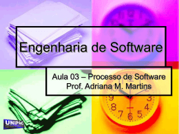 ESOF - INF Aula 03 - Processo de Software